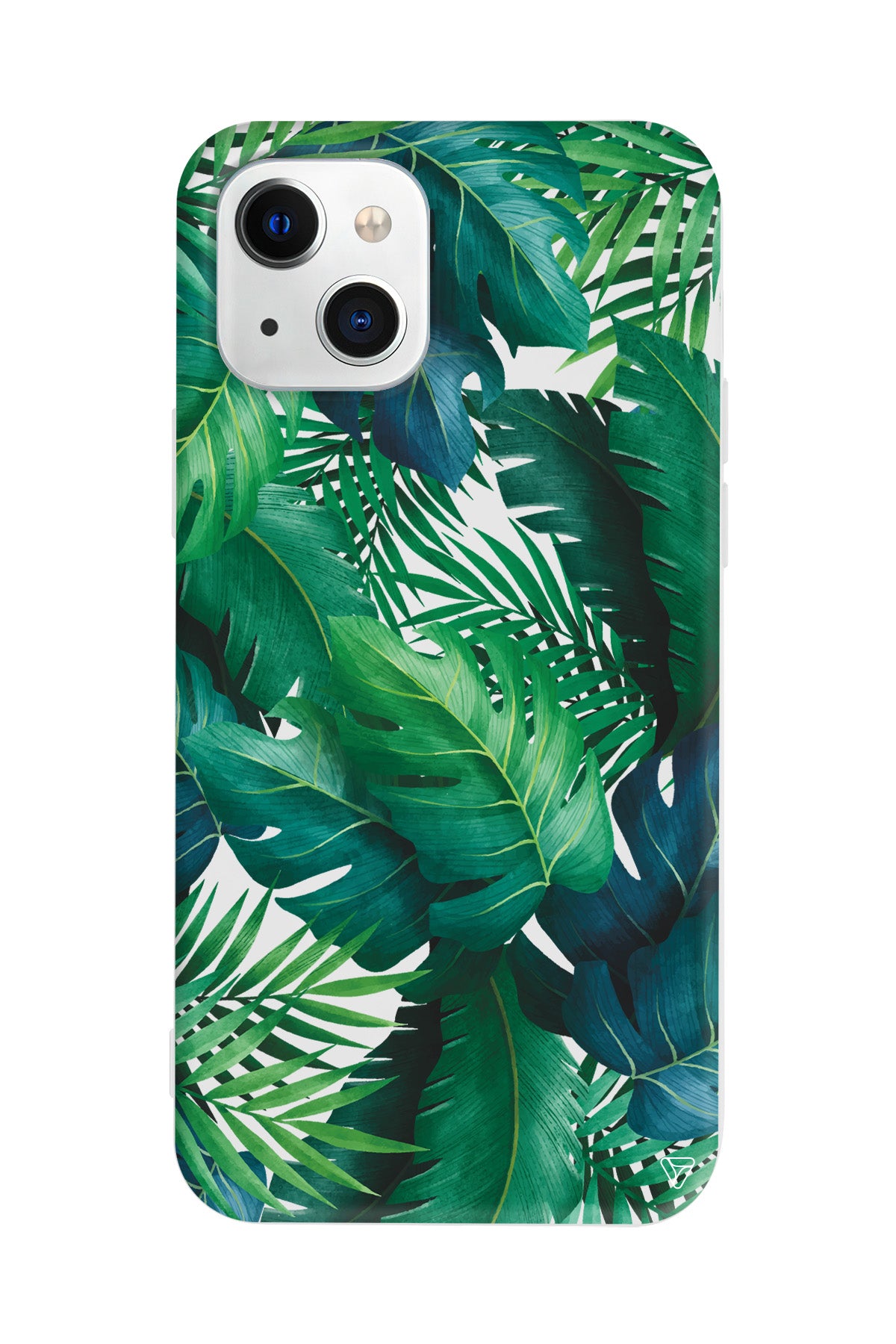 Yeşil Tropikaller Lansman Model İçi Kadife Silikon Telefon Kılıfı – Plus Serisine Özel