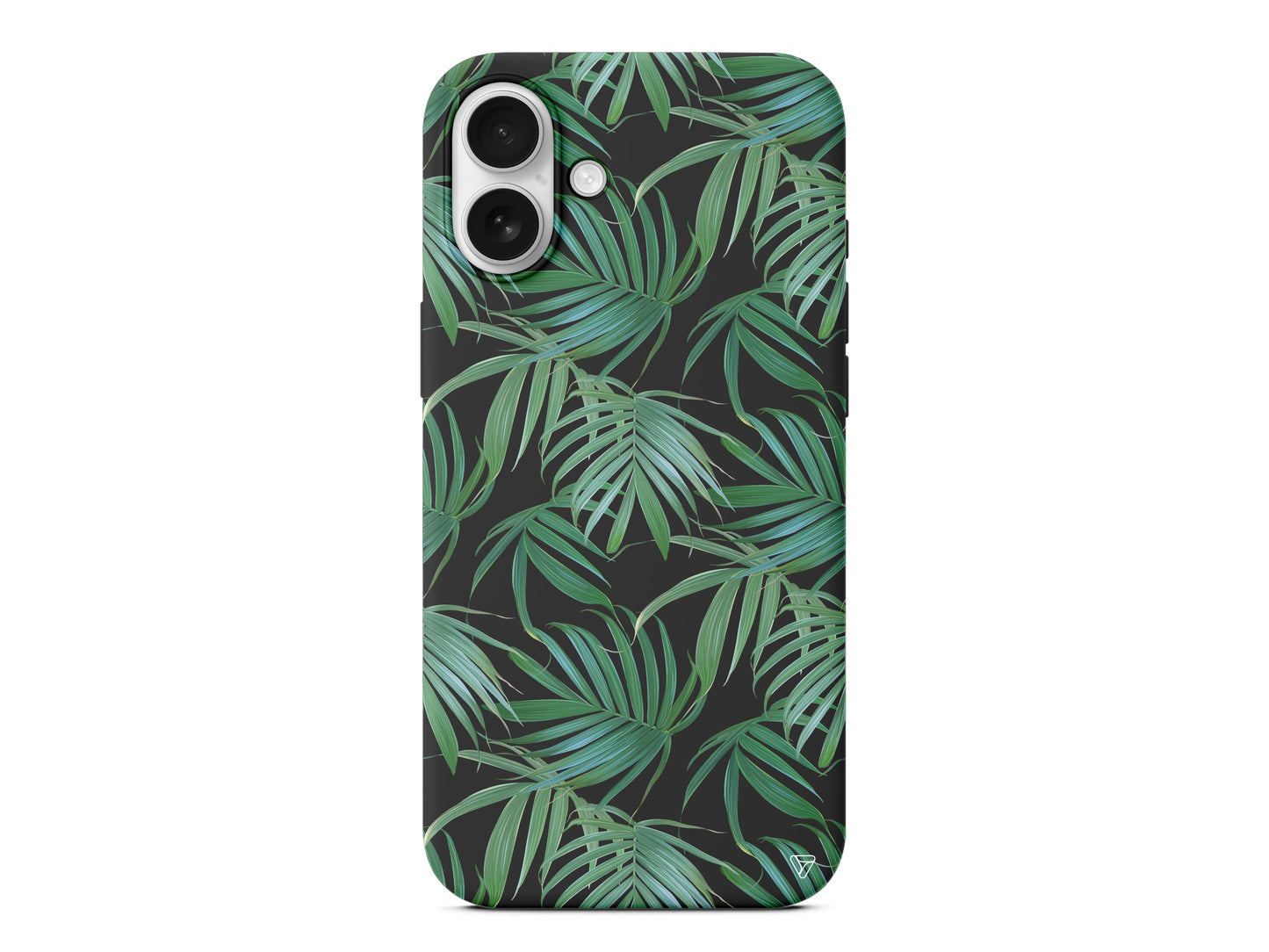 Palmiye Yapraklari Lansman Model İçi Kadife Silikon Telefon Kılıfı – Plus Serisine Özel