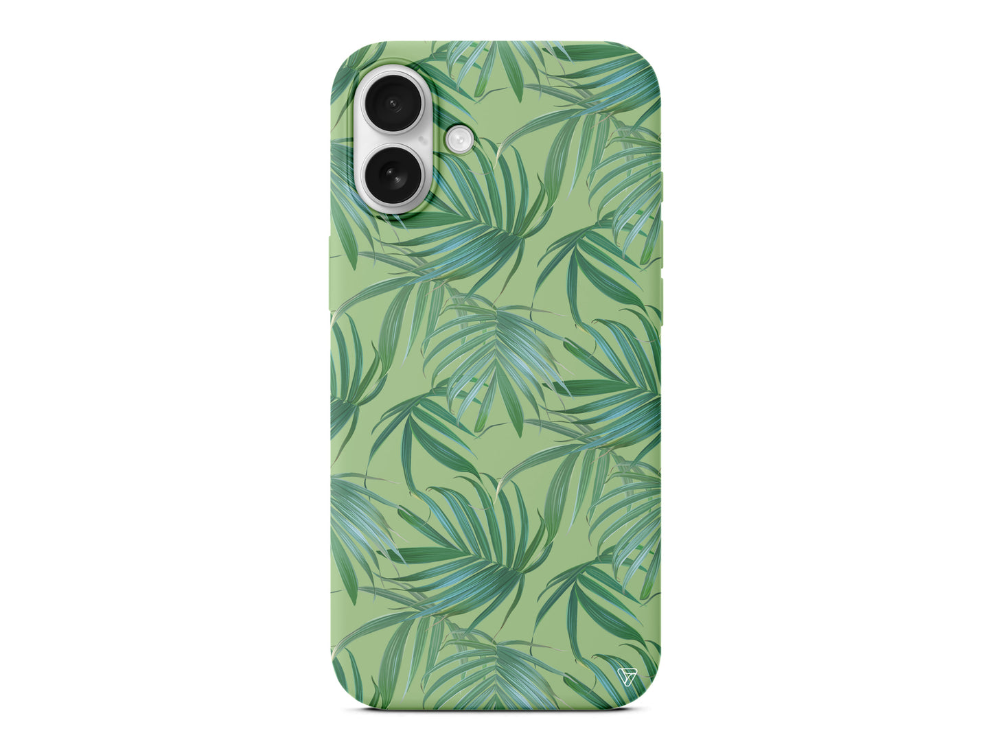 Palmiye Yapraklari Lansman Model İçi Kadife Silikon Telefon Kılıfı