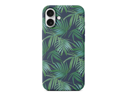 Palmiye Yapraklari Lansman Model İçi Kadife Silikon Telefon Kılıfı