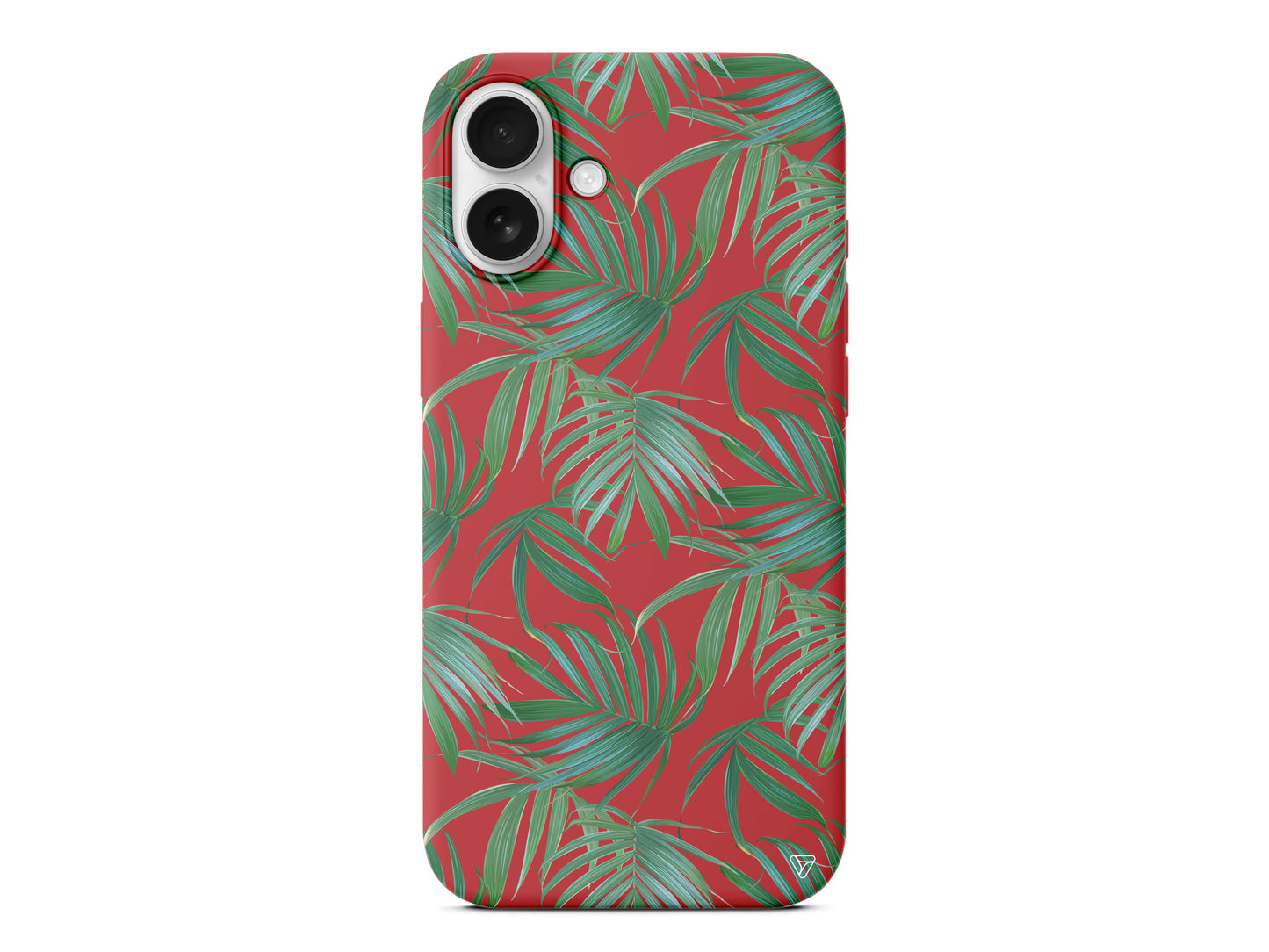 Palmiye Yapraklari Lansman Model İçi Kadife Silikon Telefon Kılıfı – Plus Serisine Özel