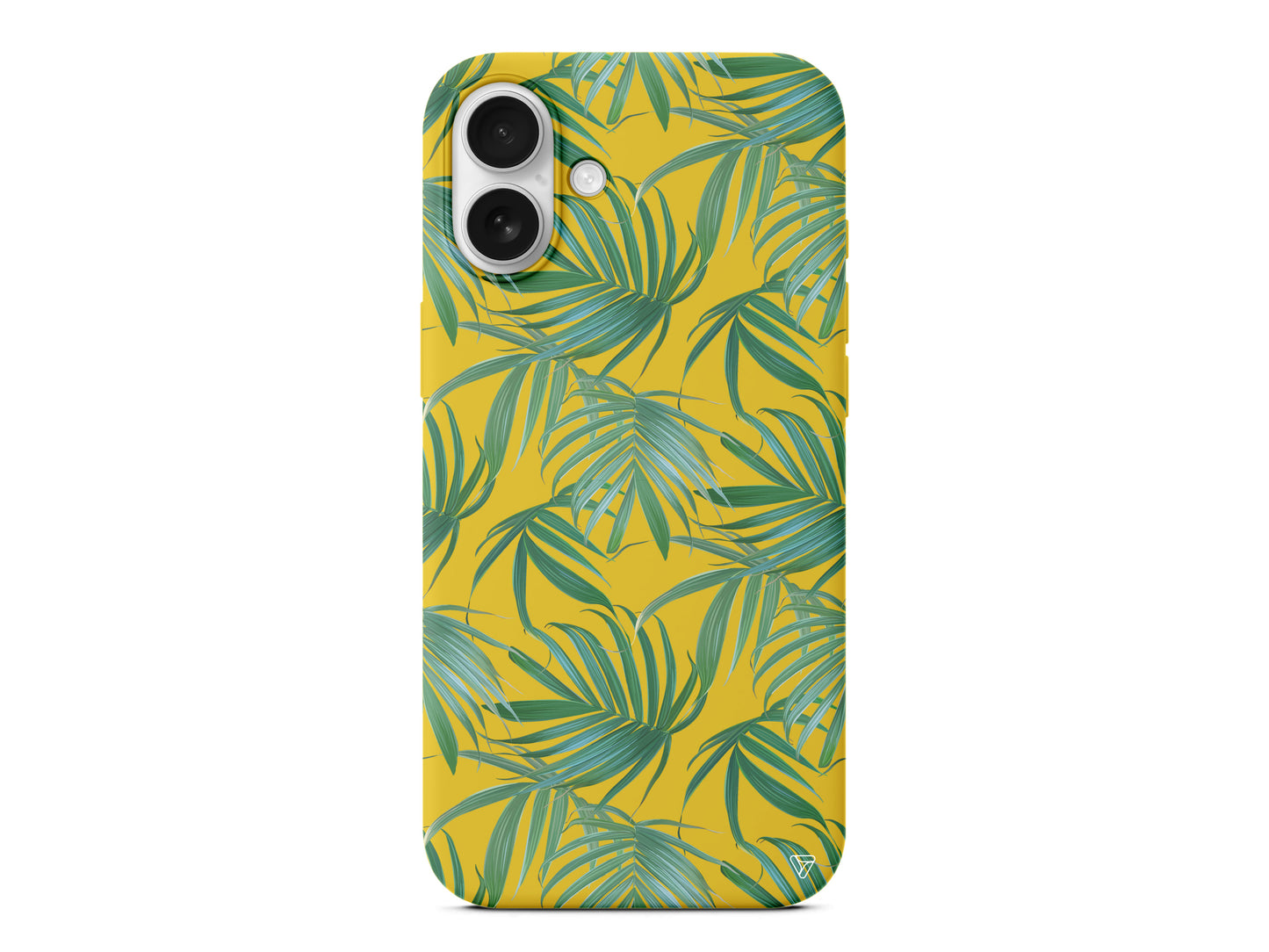 Palmiye Yapraklari Lansman Model İçi Kadife Silikon Telefon Kılıfı