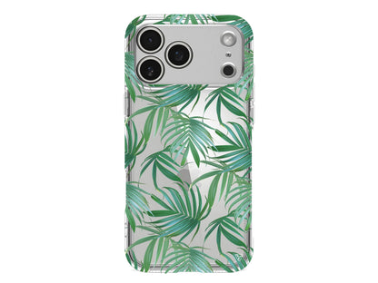 Palmiye Yapraklari Lansman Model İçi Kadife Silikon Telefon Kılıfı