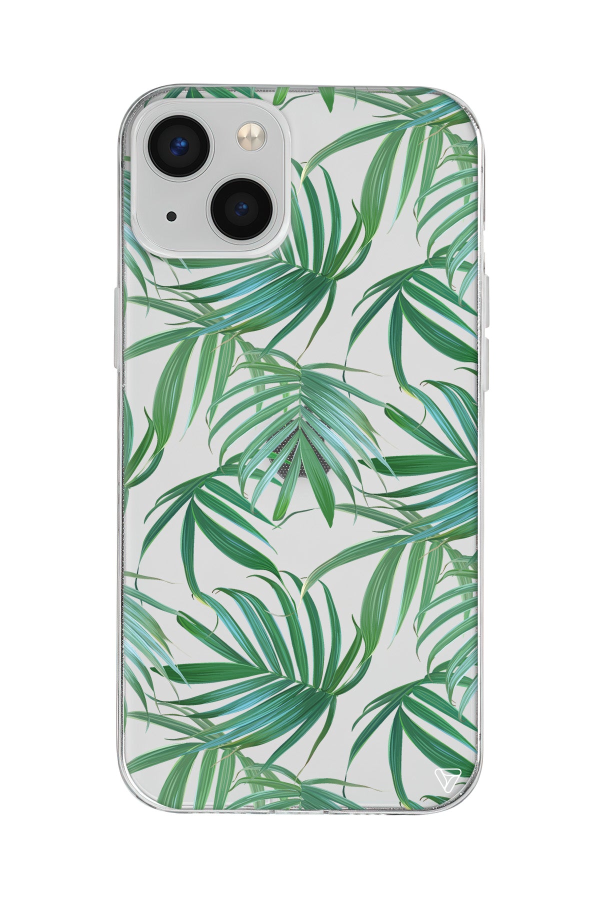 Palmiye Yapraklari Lansman Model İçi Kadife Silikon Telefon Kılıfı – Plus Serisine Özel