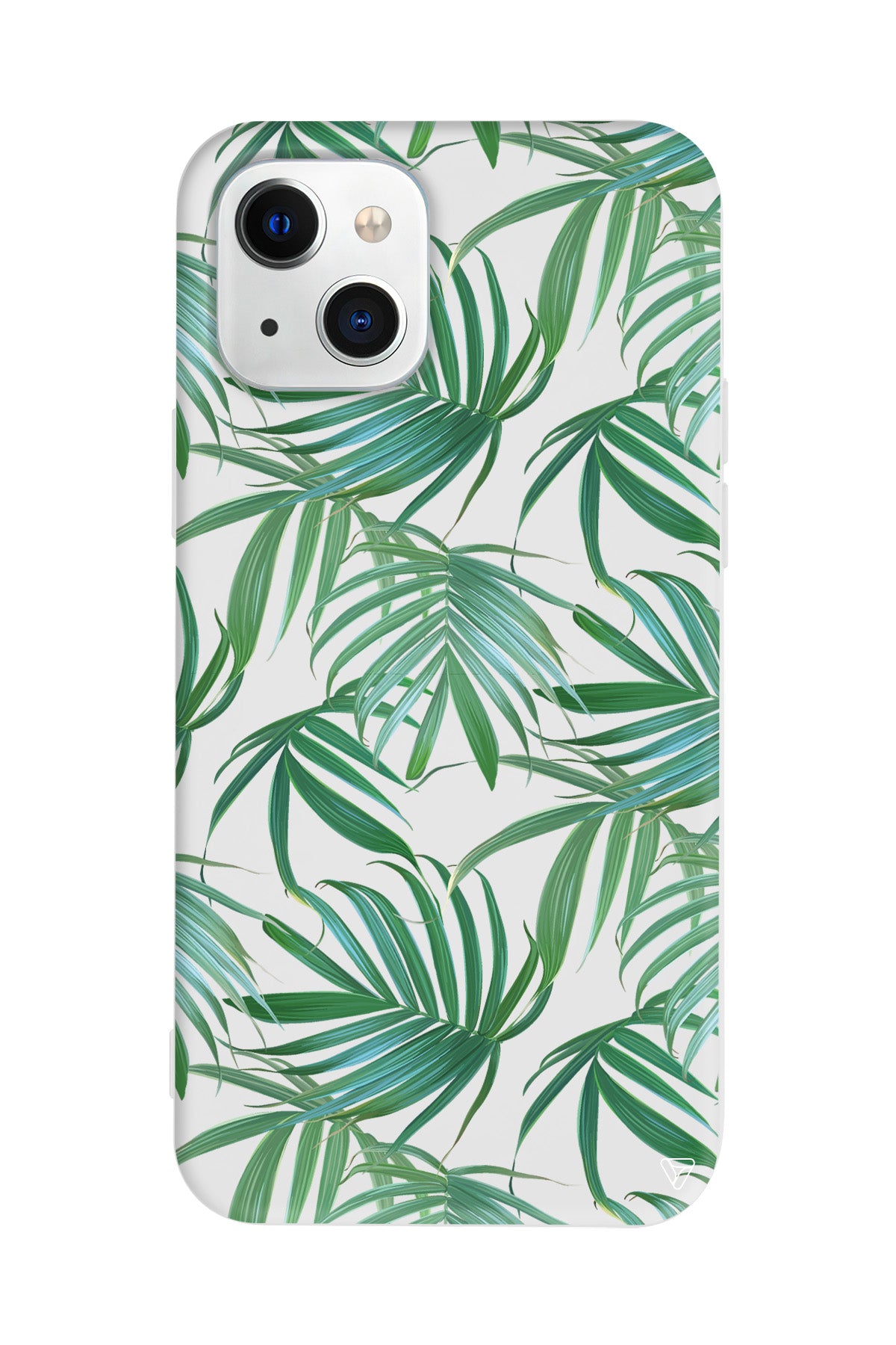 Palmiye Yapraklari Lansman Model İçi Kadife Silikon Telefon Kılıfı – Plus Serisine Özel