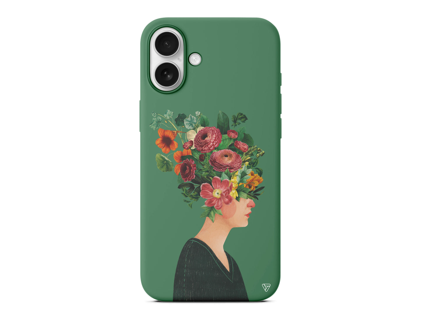 Cicekli Kadin Lansman Model İçi Kadife Silikon Telefon Kılıfı – Plus Serisine Özel