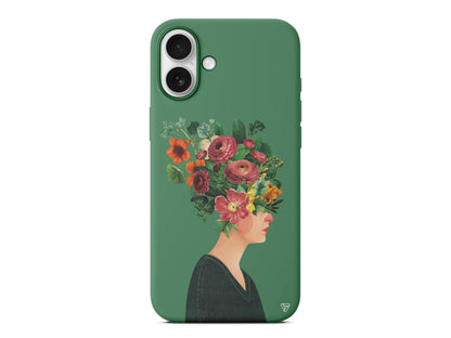 Cicekli Kadin Lansman Model İçi Kadife Silikon Telefon Kılıfı – Plus Serisine Özel