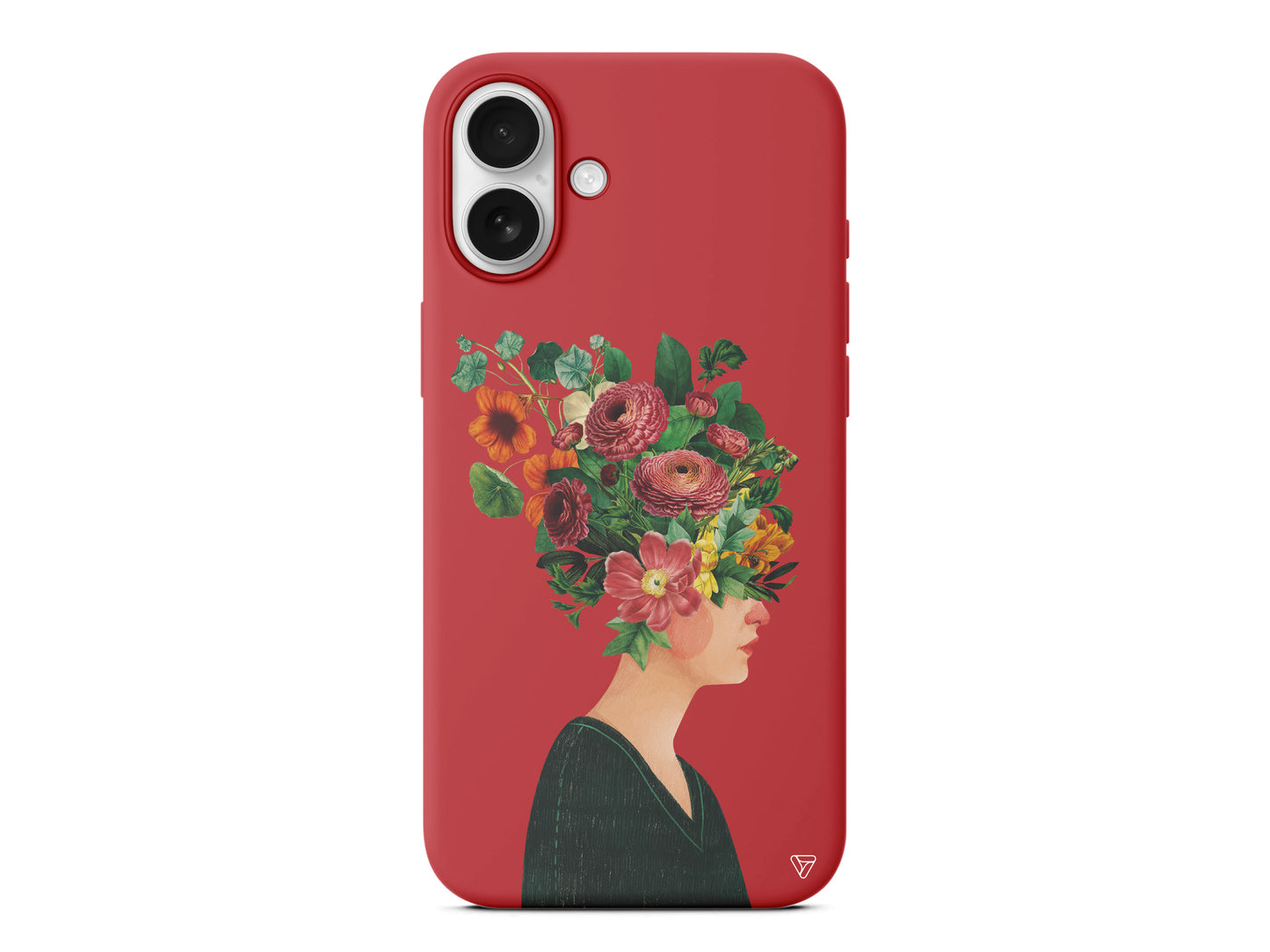 Cicekli Kadin Lansman Model İçi Kadife Silikon Telefon Kılıfı – Plus Serisine Özel