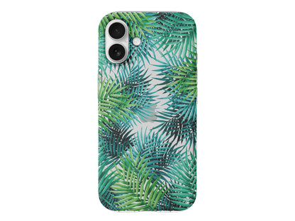 Palmiye Yapraklari 2 Lansman Model İçi Kadife Silikon Telefon Kılıfı – Plus Serisine Özel