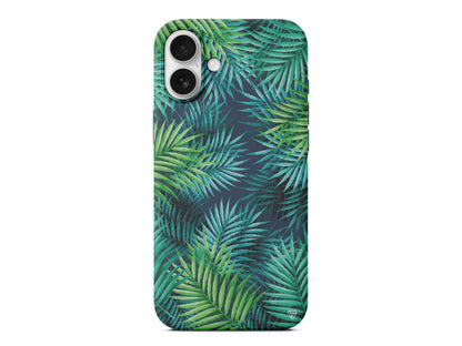 Palmiye Yapraklari 2 Lansman Model İçi Kadife Silikon Telefon Kılıfı – Plus Serisine Özel