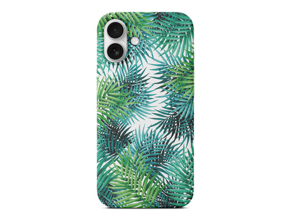 Palmiye Yapraklari 2 Lansman Model İçi Kadife Silikon Telefon Kılıfı – Plus Serisine Özel