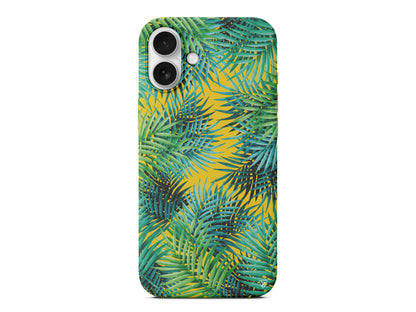 Palmiye Yapraklari 2 Lansman Model İçi Kadife Silikon Telefon Kılıfı – Plus Serisine Özel