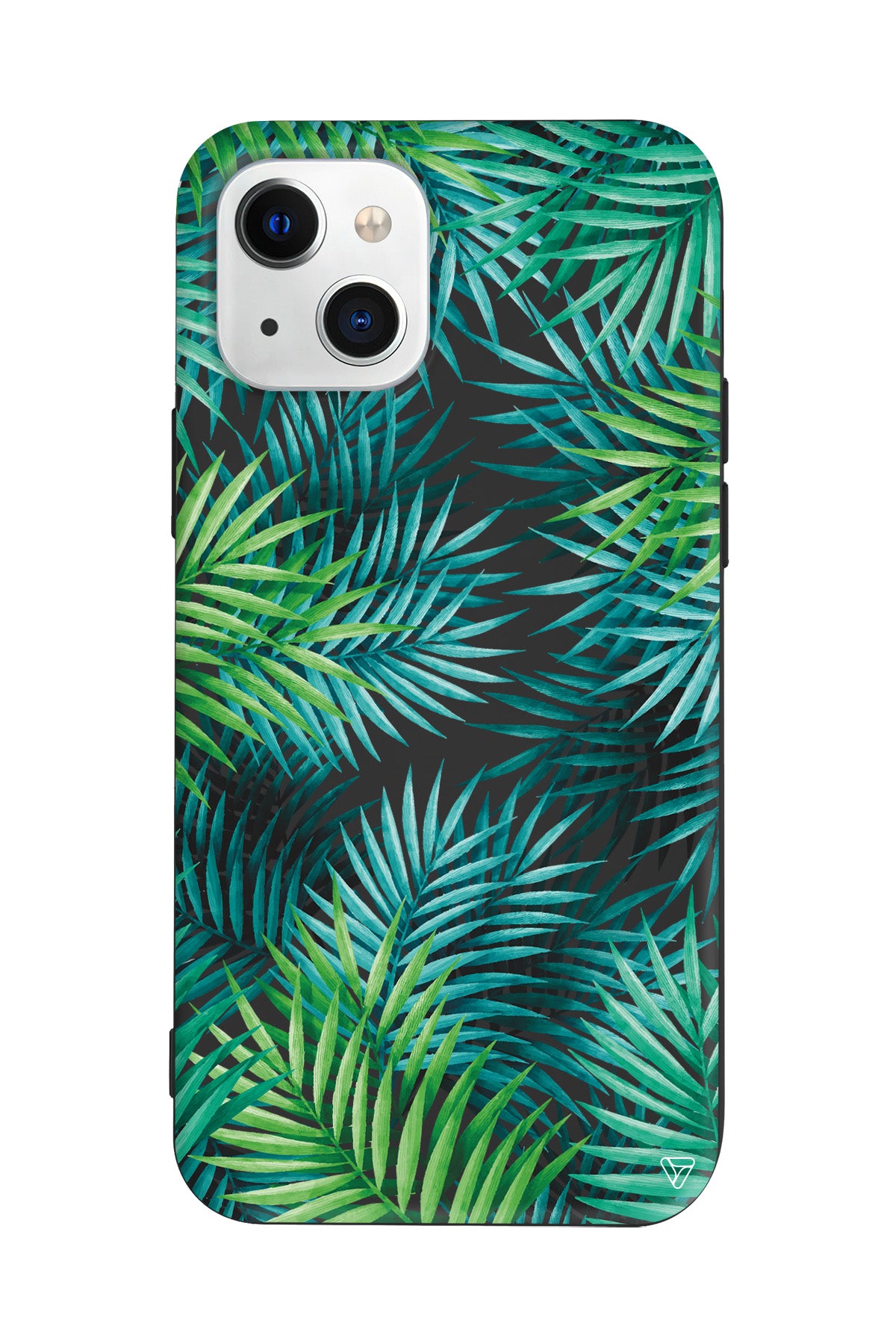 Palmiye Yapraklari 2 Lansman Model İçi Kadife Silikon Telefon Kılıfı – Plus Serisine Özel