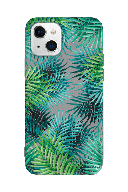 Palmiye Yapraklari 2 Lansman Model İçi Kadife Silikon Telefon Kılıfı – Plus Serisine Özel