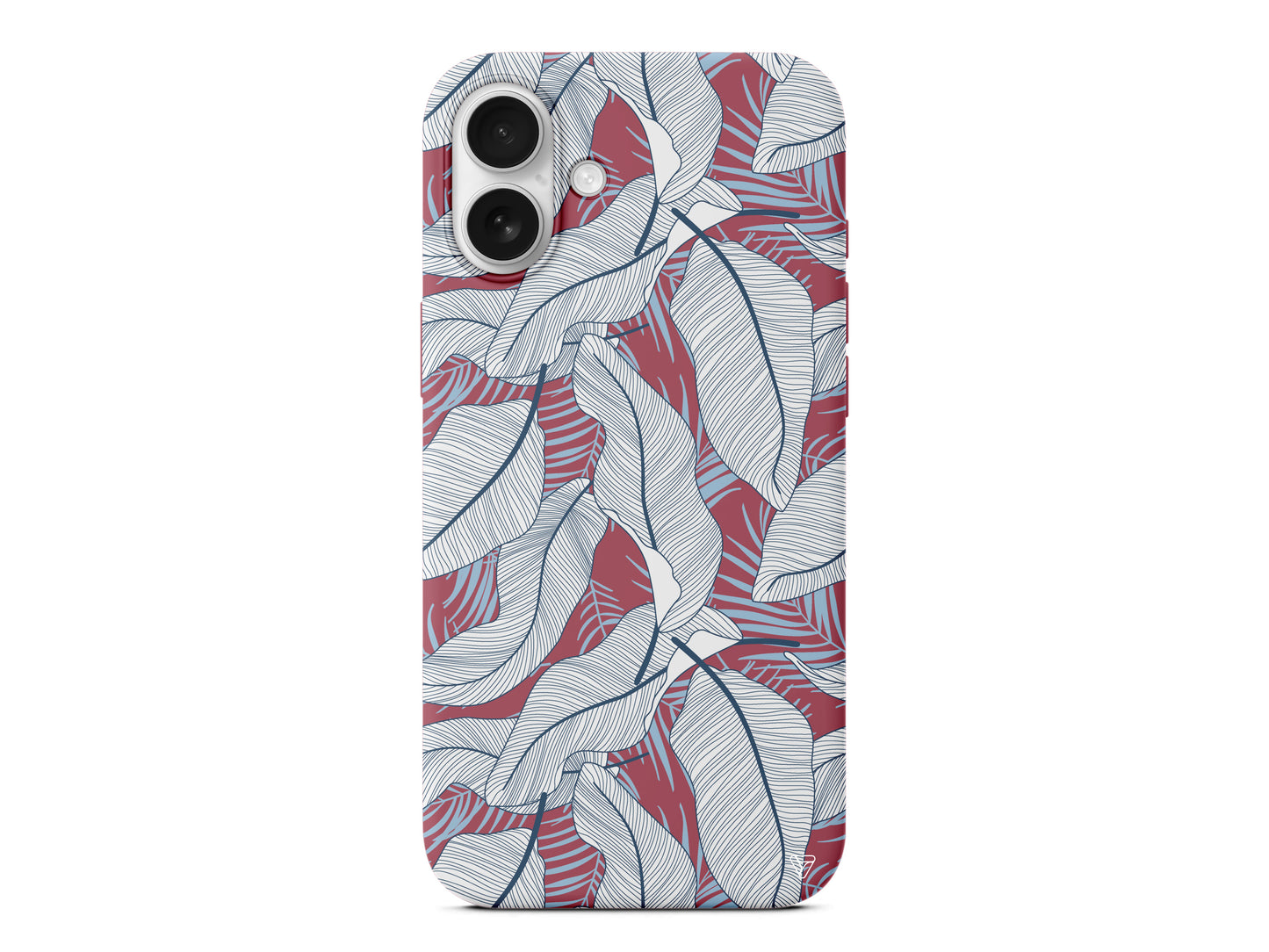 Cizgisel Yapraklar 3 Lansman Model İçi Kadife Silikon Telefon Kılıfı