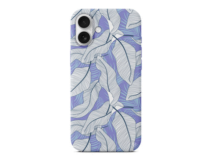 Cizgisel Yapraklar 3 Lansman Model İçi Kadife Silikon Telefon Kılıfı