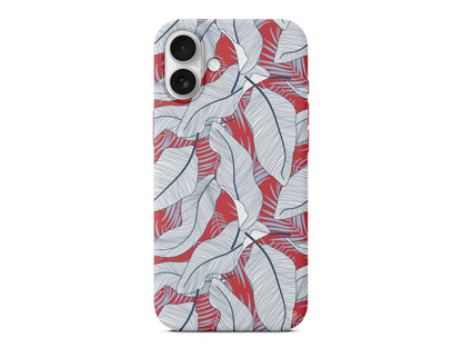 Cizgisel Yapraklar 3 Lansman Model İçi Kadife Silikon Telefon Kılıfı – Plus Serisine Özel