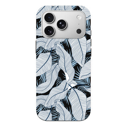 Cizgisel Yapraklar 3 Lansman Model İçi Kadife Silikon Telefon Kılıfı