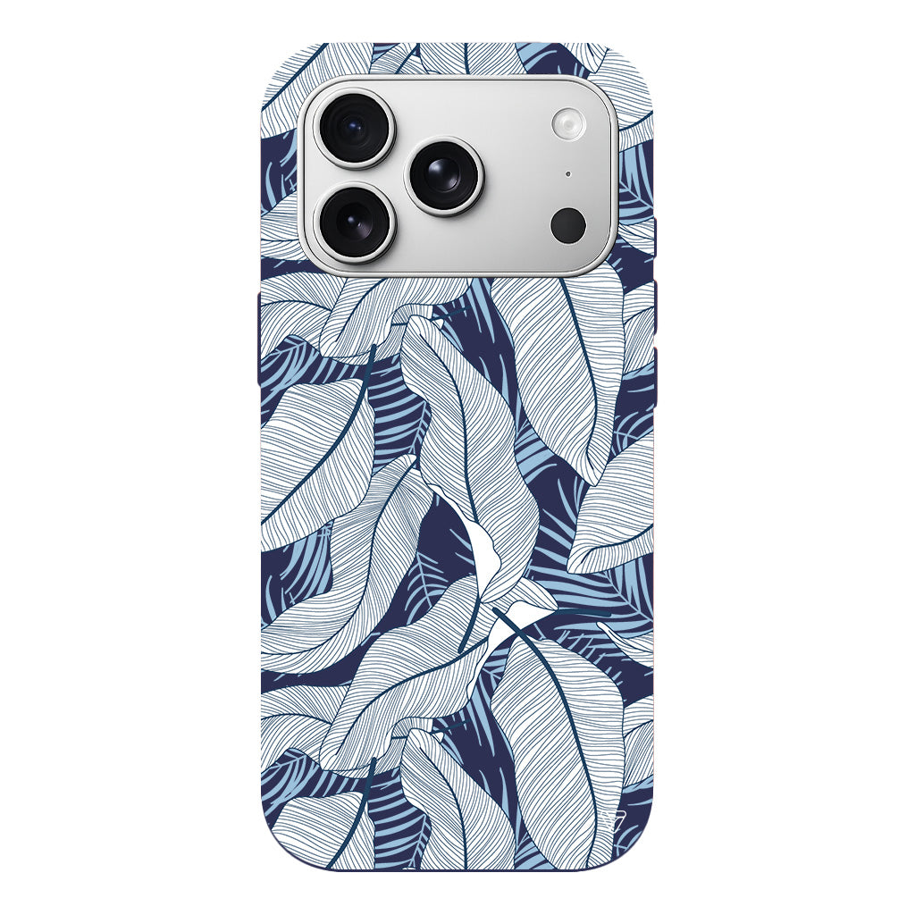 Cizgisel Yapraklar 3 Lansman Model İçi Kadife Silikon Telefon Kılıfı