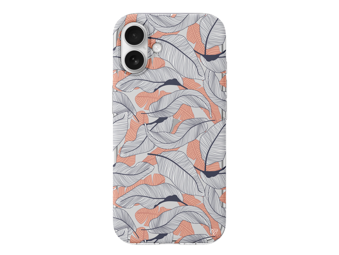 Cizgisel Yapraklar 4 Lansman Model İçi Kadife Silikon Telefon Kılıfı – Plus Serisine Özel