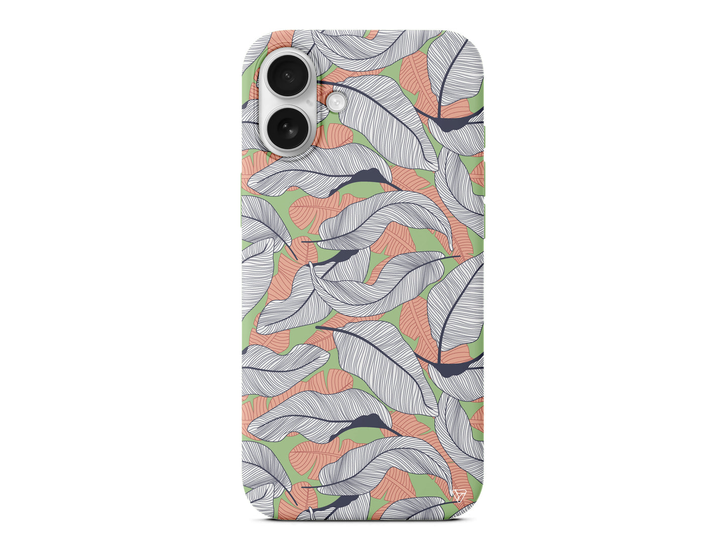 Cizgisel Yapraklar 4 Lansman Model İçi Kadife Silikon Telefon Kılıfı – Plus Serisine Özel