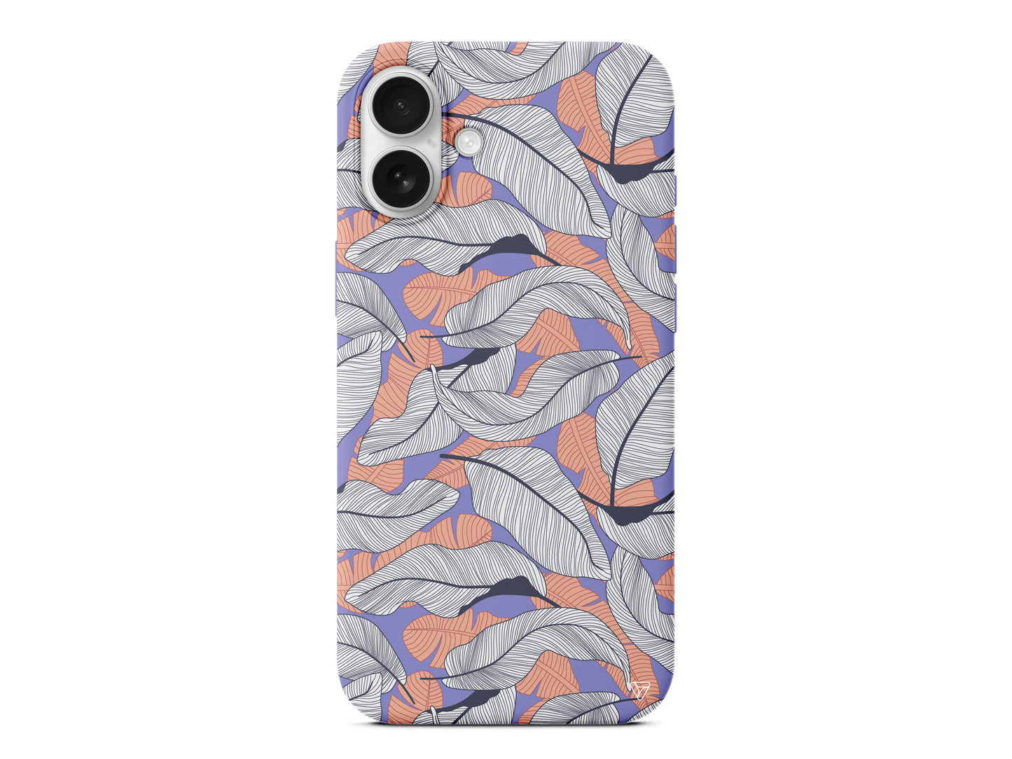 Cizgisel Yapraklar 4 Lansman Model İçi Kadife Silikon Telefon Kılıfı – Plus Serisine Özel