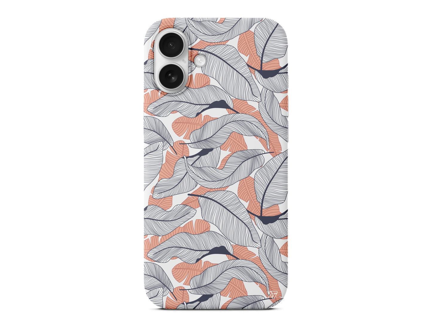 Cizgisel Yapraklar 4 Lansman Model İçi Kadife Silikon Telefon Kılıfı