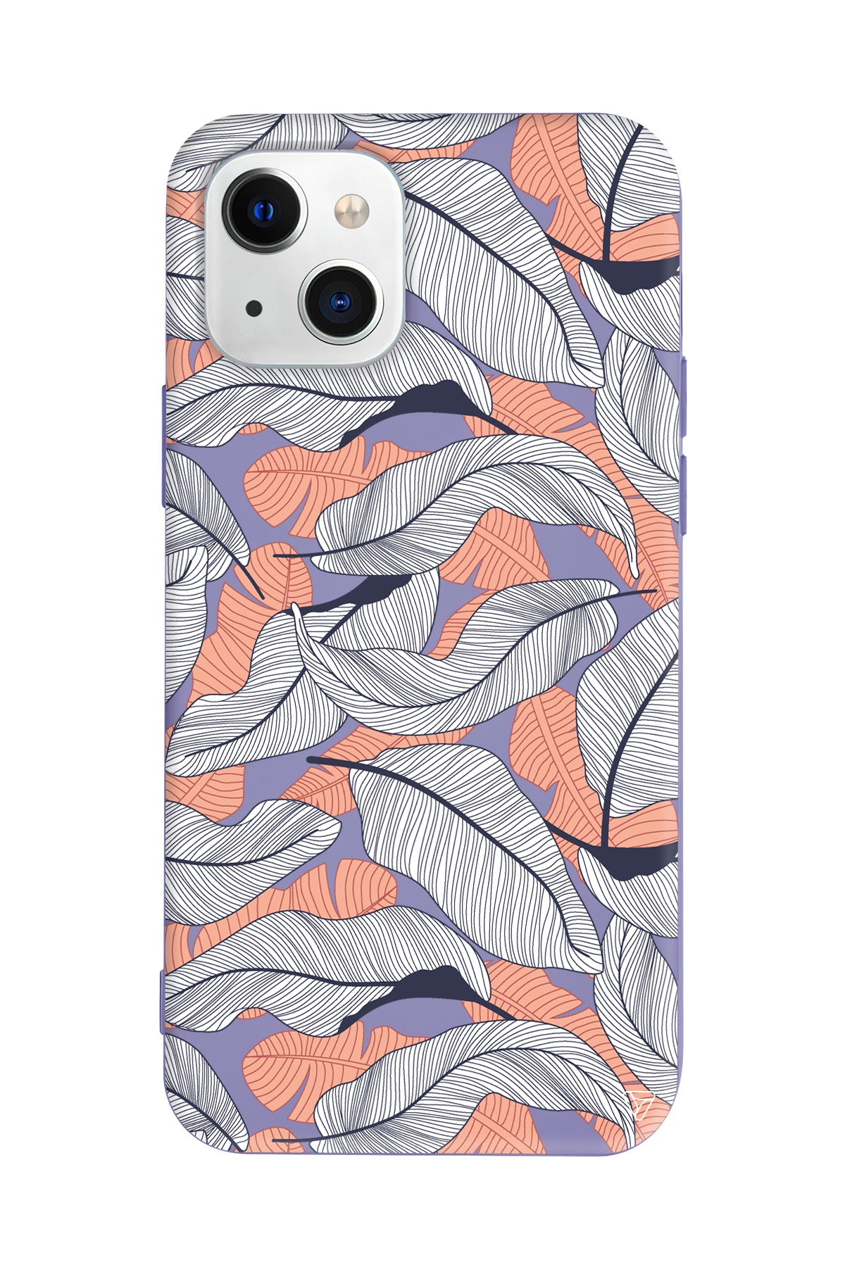 Cizgisel Yapraklar 4 Lansman Model İçi Kadife Silikon Telefon Kılıfı – Plus Serisine Özel