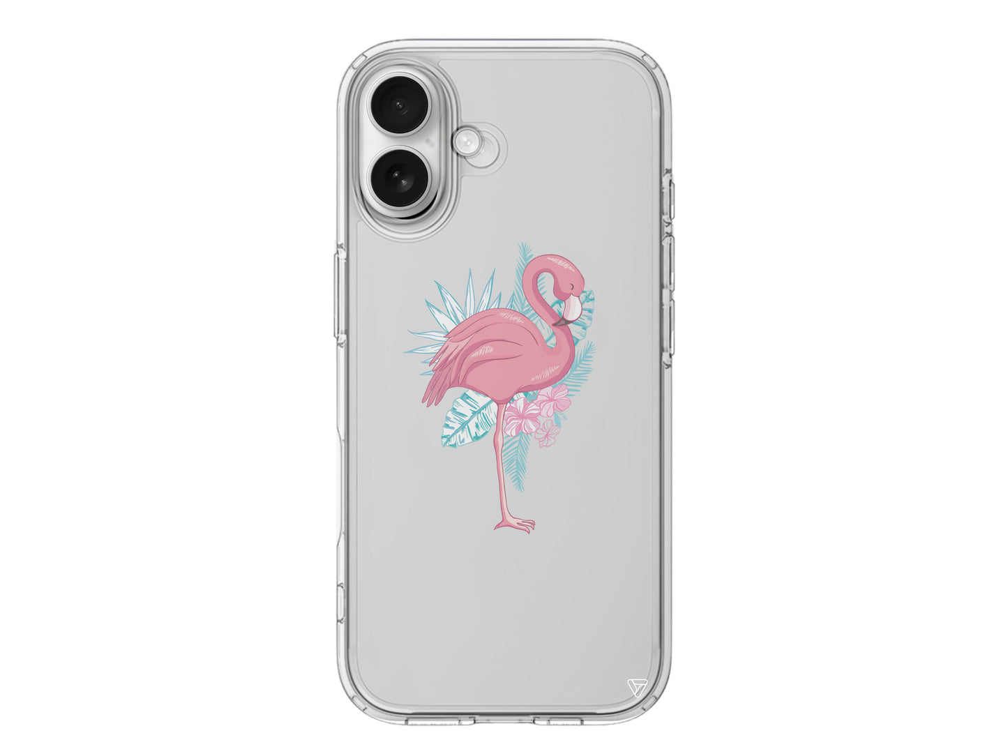 Alone Flamingo Lansman Model İçi Kadife Silikon Telefon Kılıfı