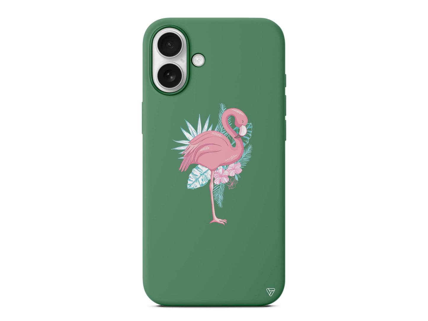 Alone Flamingo Lansman Model İçi Kadife Silikon Telefon Kılıfı