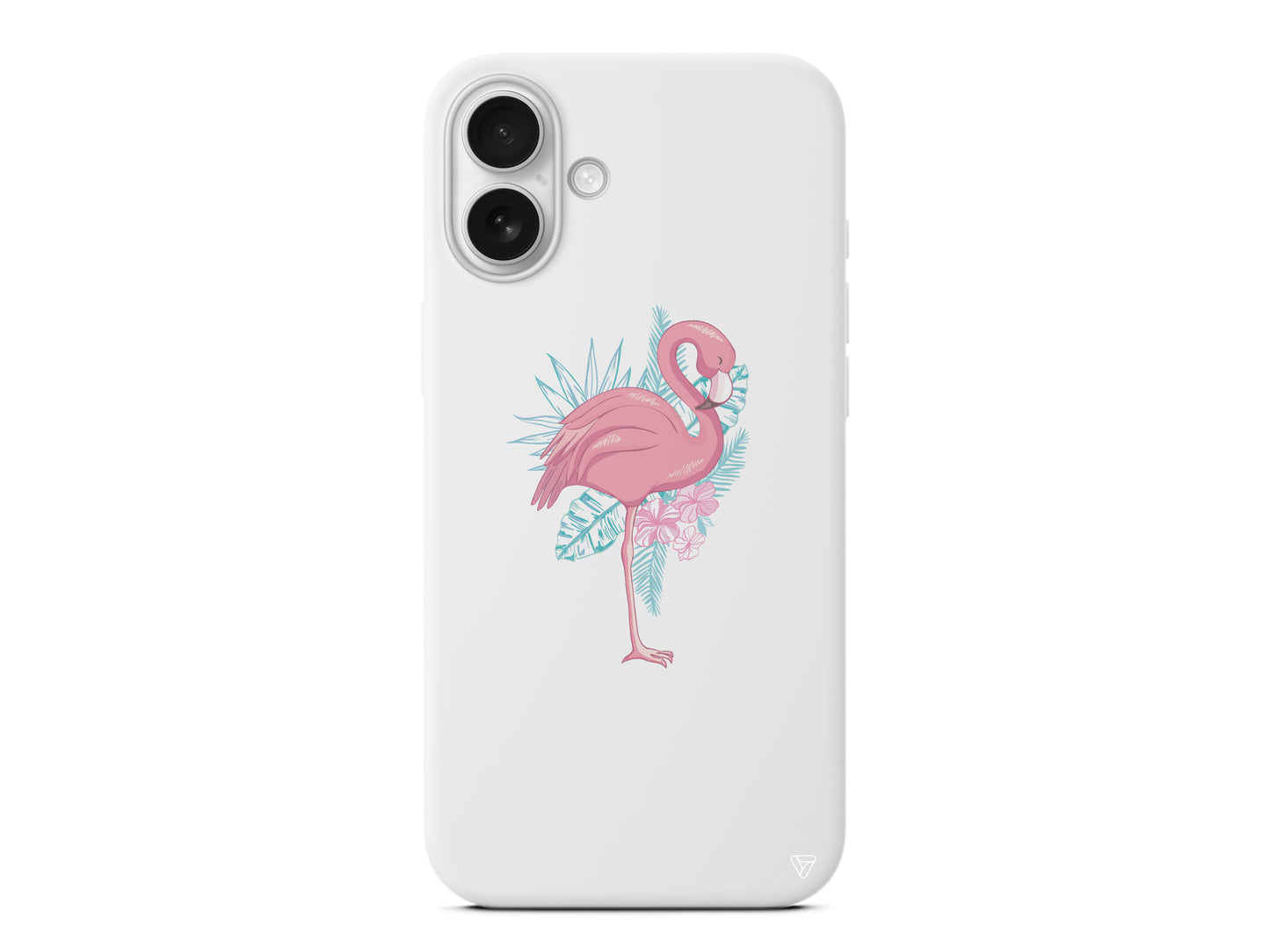 Alone Flamingo Lansman Model İçi Kadife Silikon Telefon Kılıfı
