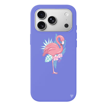 Alone Flamingo Lansman Model İçi Kadife Silikon Telefon Kılıfı