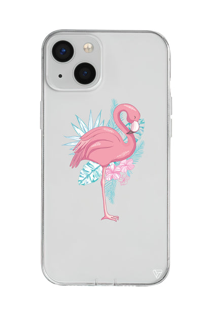 Alone Flamingo Lansman Model İçi Kadife Silikon Telefon Kılıfı – Plus Serisine Özel