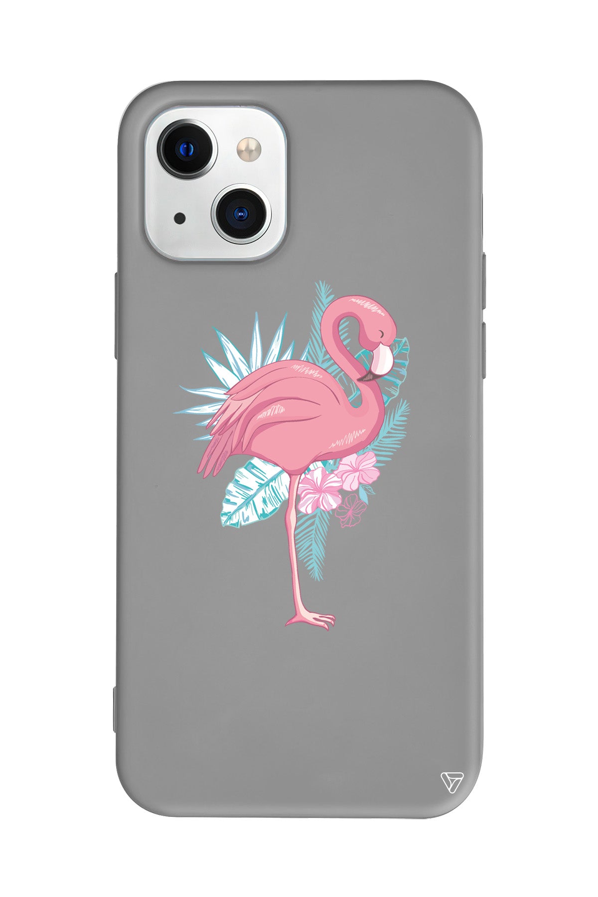 Alone Flamingo Lansman Model İçi Kadife Silikon Telefon Kılıfı