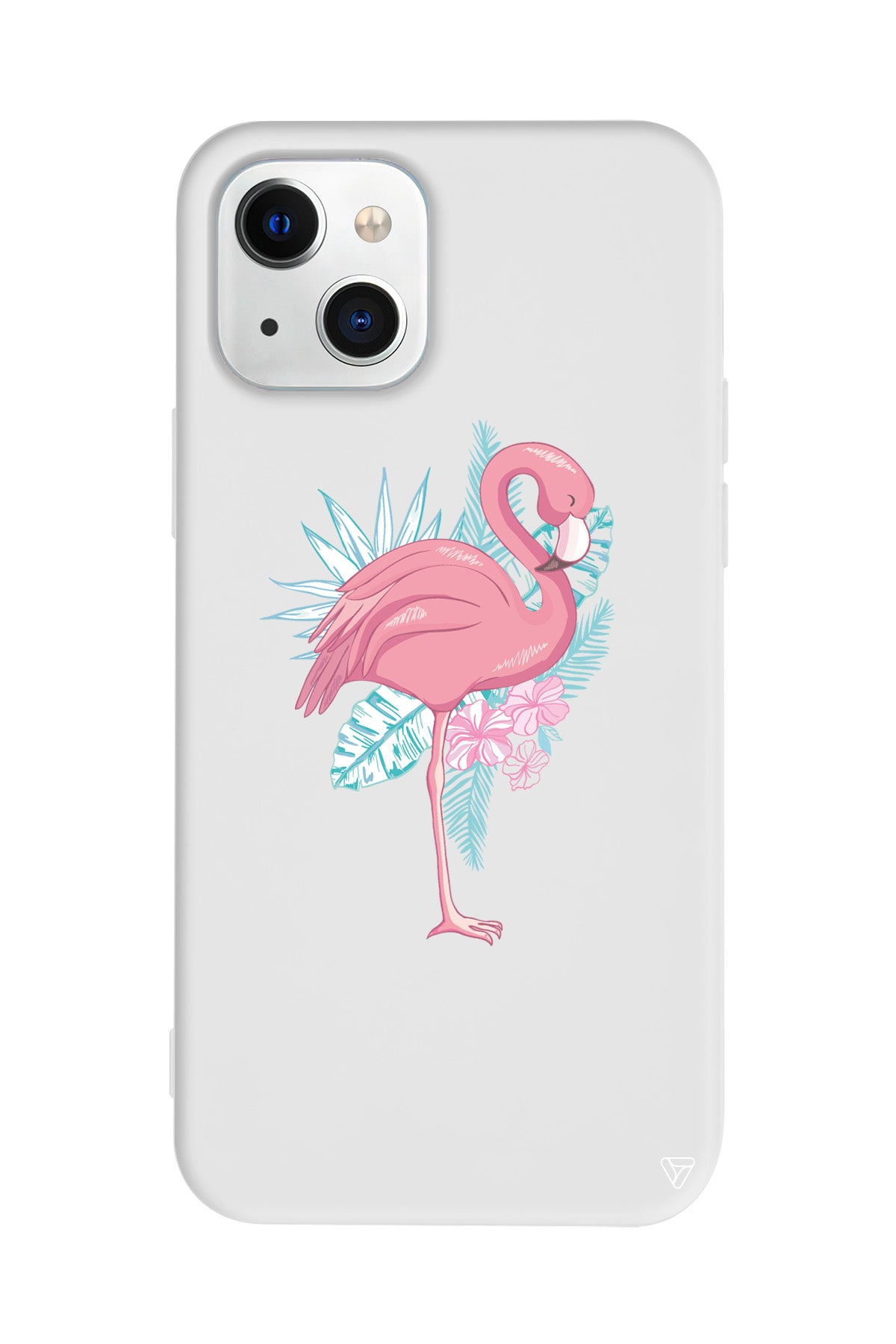 Alone Flamingo Lansman Model İçi Kadife Silikon Telefon Kılıfı