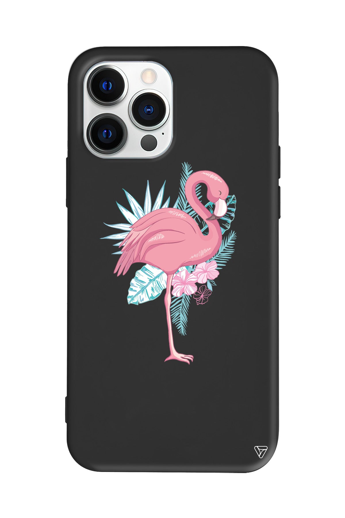 Alone Flamingo Lansman Model İçi Kadife Silikon Telefon Kılıfı