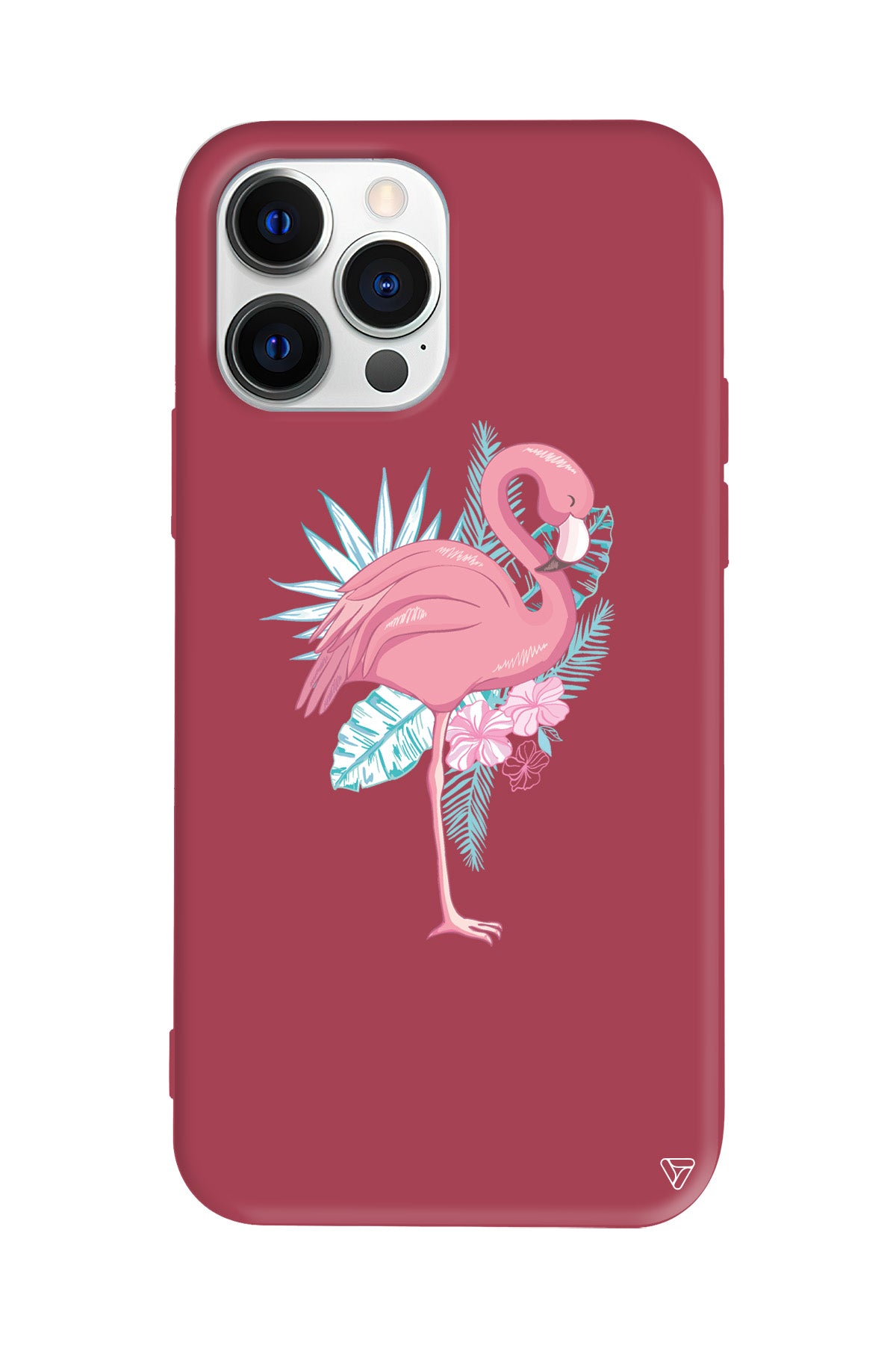 Alone Flamingo Lansman Model İçi Kadife Silikon Telefon Kılıfı
