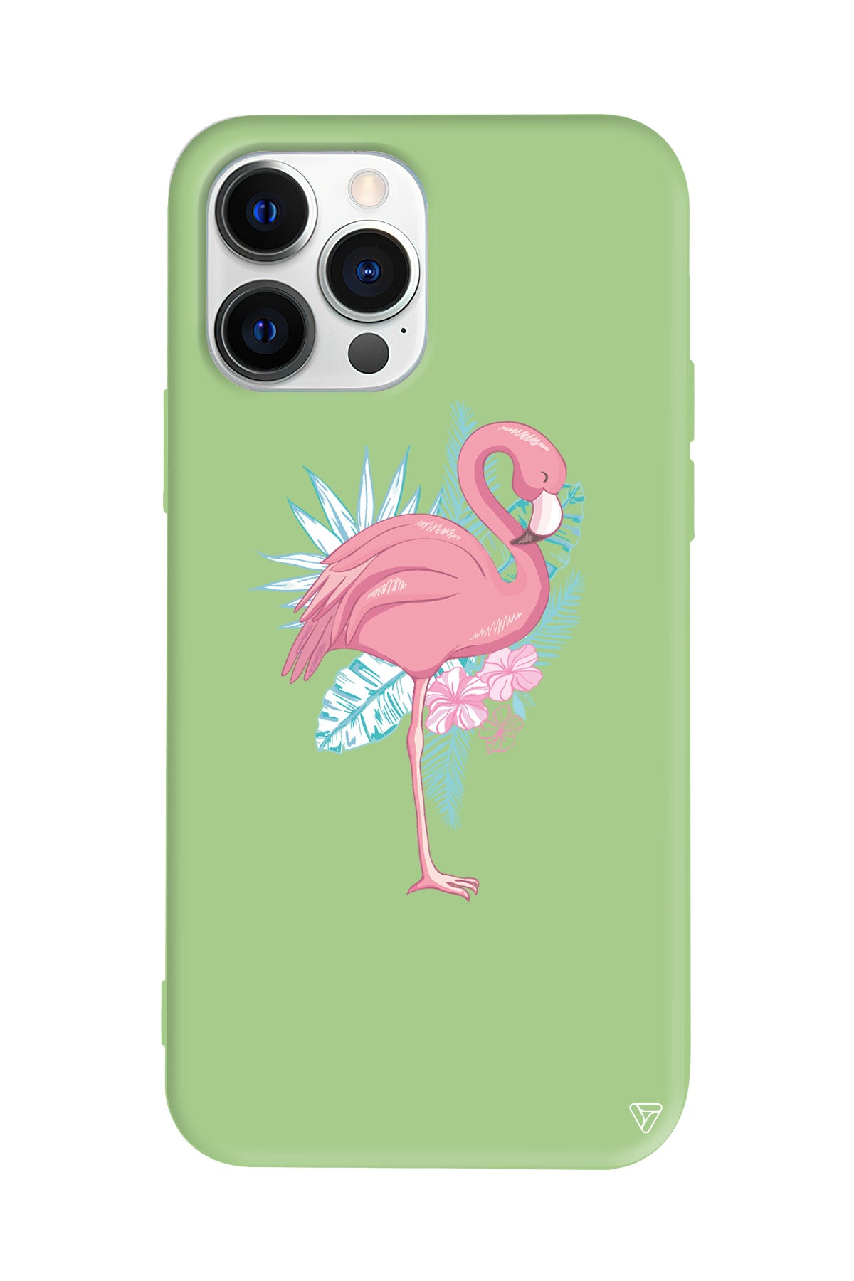 Alone Flamingo Lansman Model İçi Kadife Silikon Telefon Kılıfı