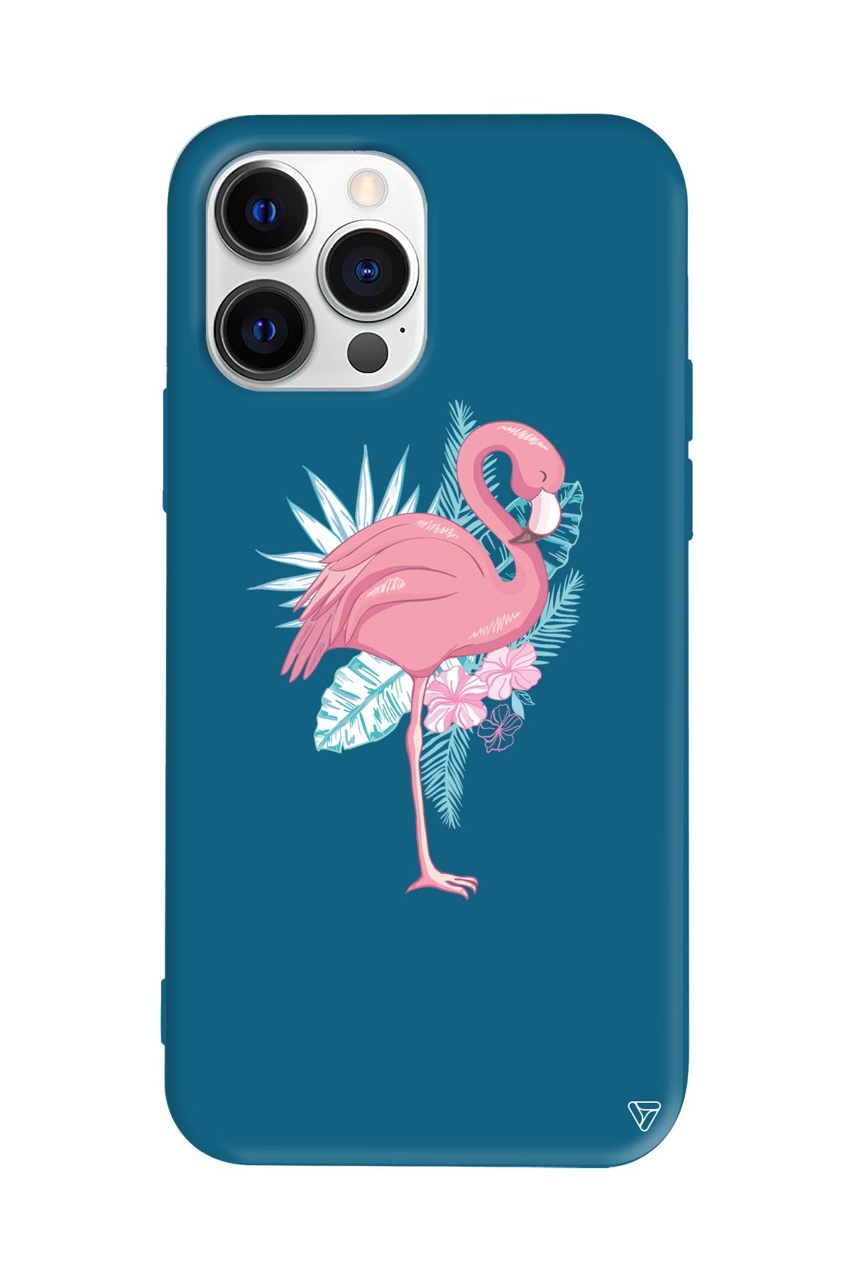 Alone Flamingo Lansman Model İçi Kadife Silikon Telefon Kılıfı