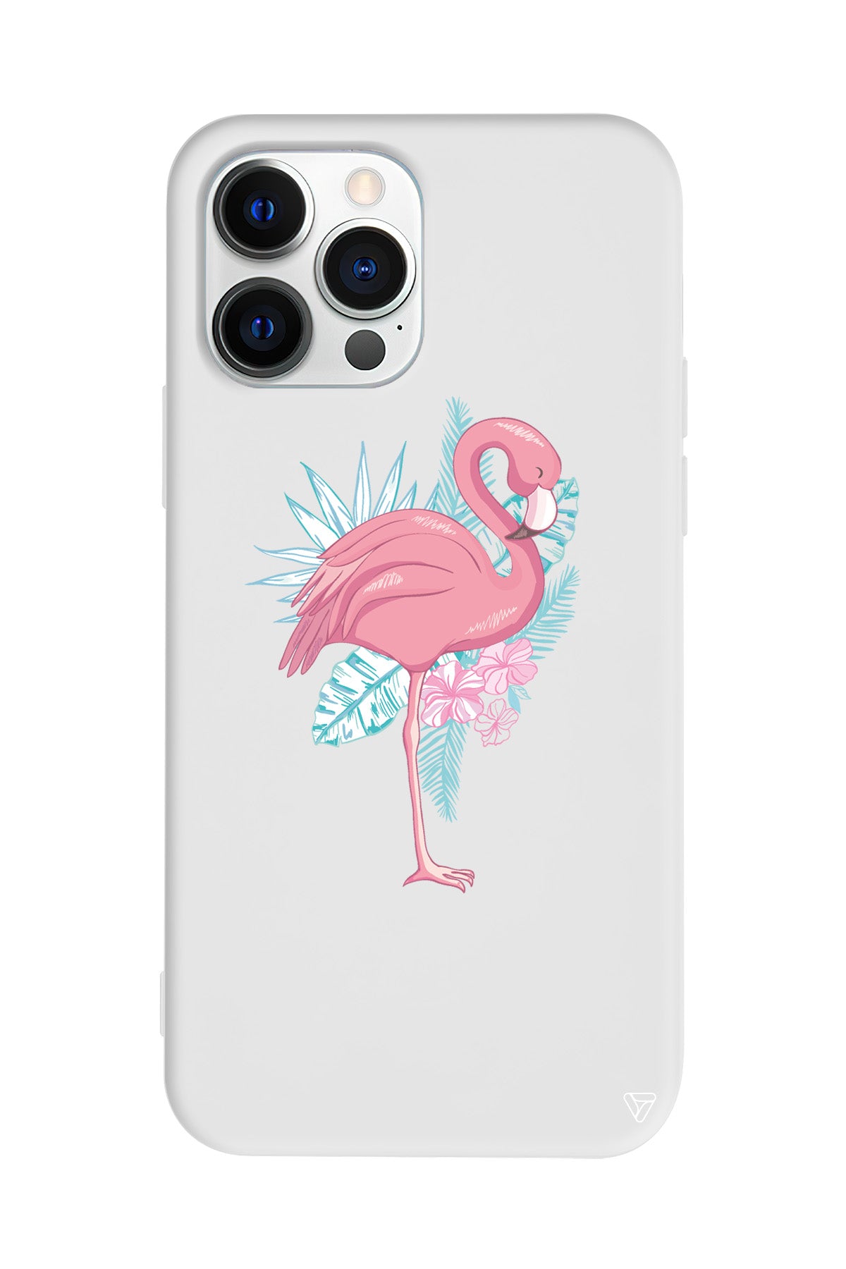Alone Flamingo Lansman Model İçi Kadife Silikon Telefon Kılıfı