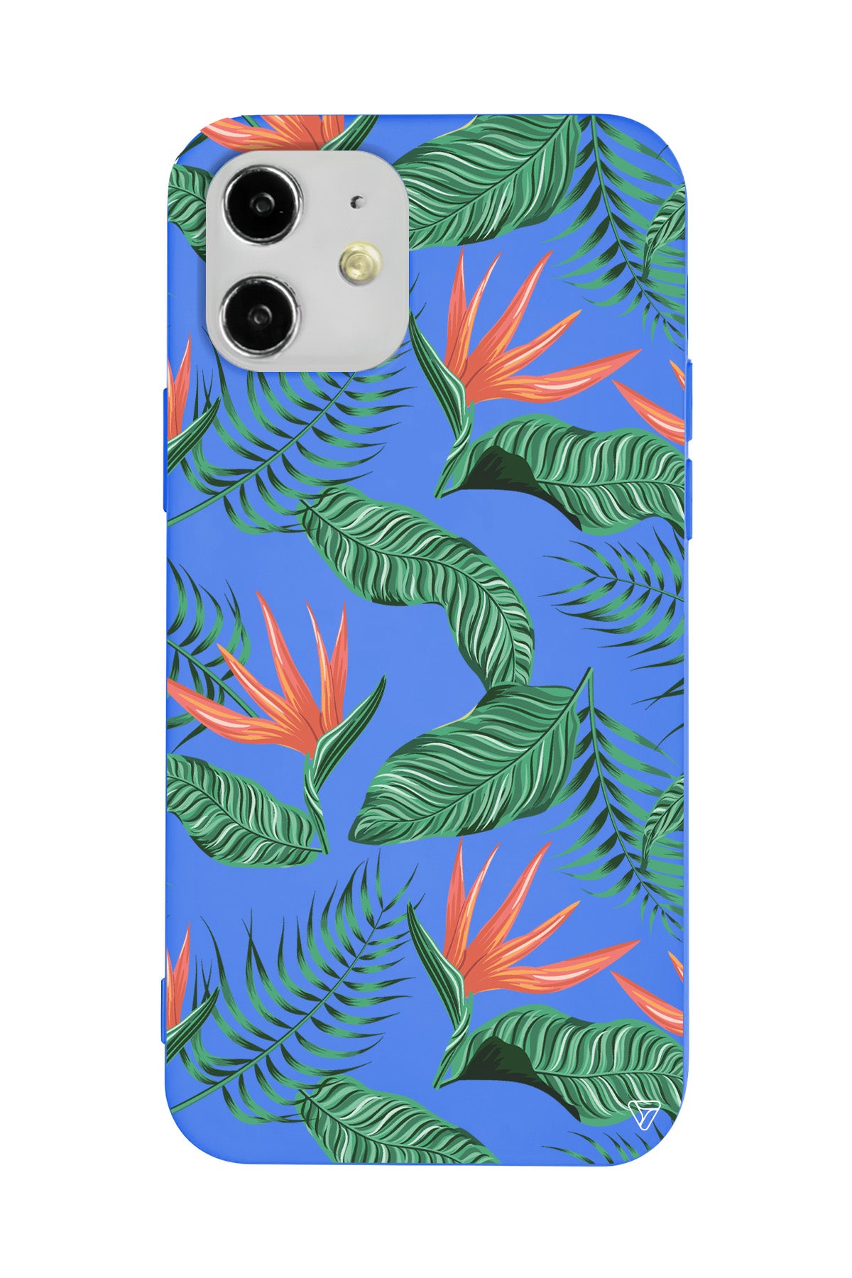 Palmiye Yapraklari 4 Lansman Model İçi Kadife Silikon Telefon Kılıfı