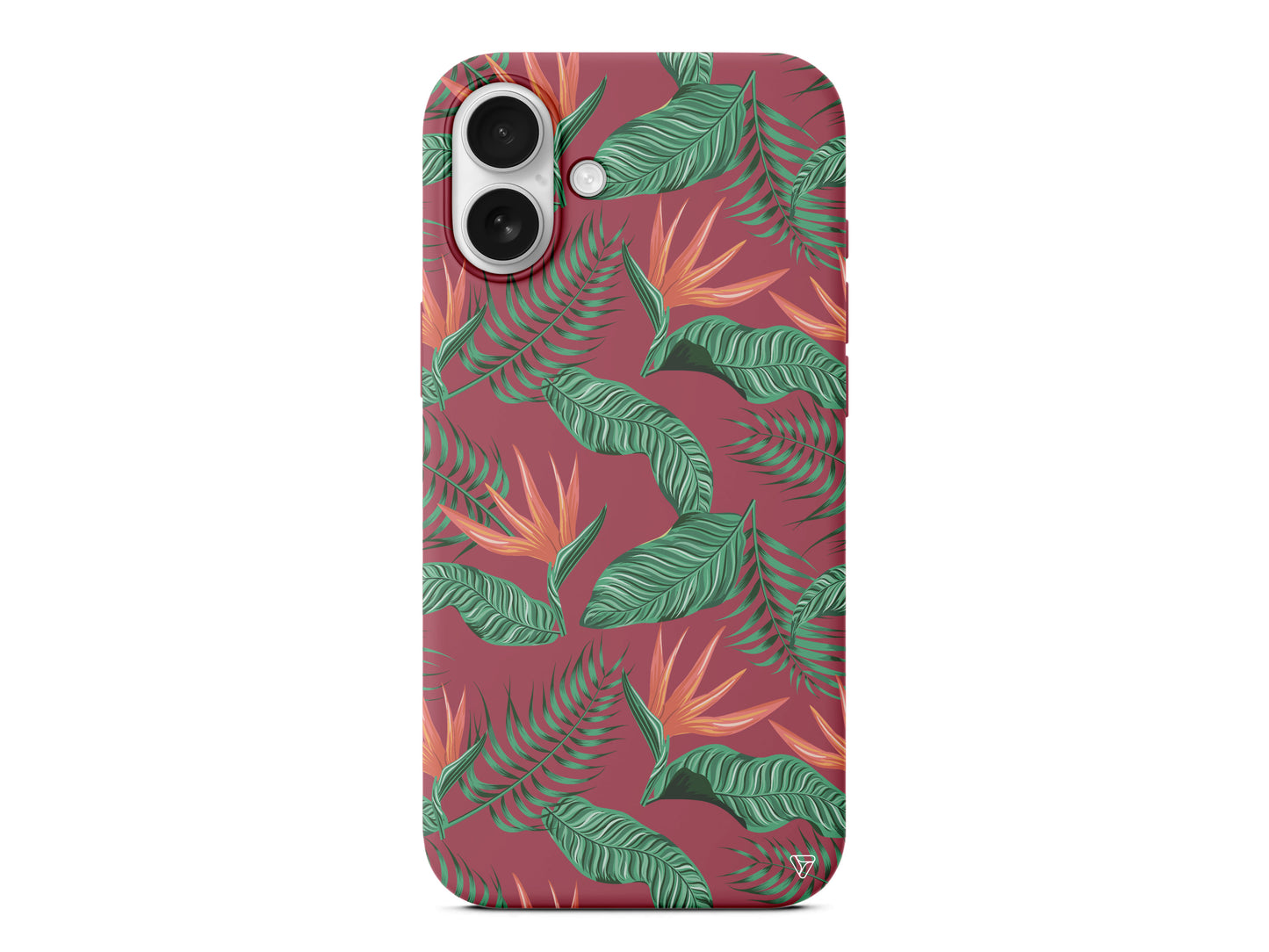 Palmiye Yapraklari 4 Lansman Model İçi Kadife Silikon Telefon Kılıfı