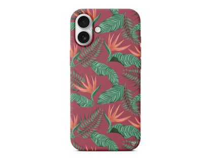 Palmiye Yapraklari 4 Lansman Model İçi Kadife Silikon Telefon Kılıfı – Plus Serisine Özel