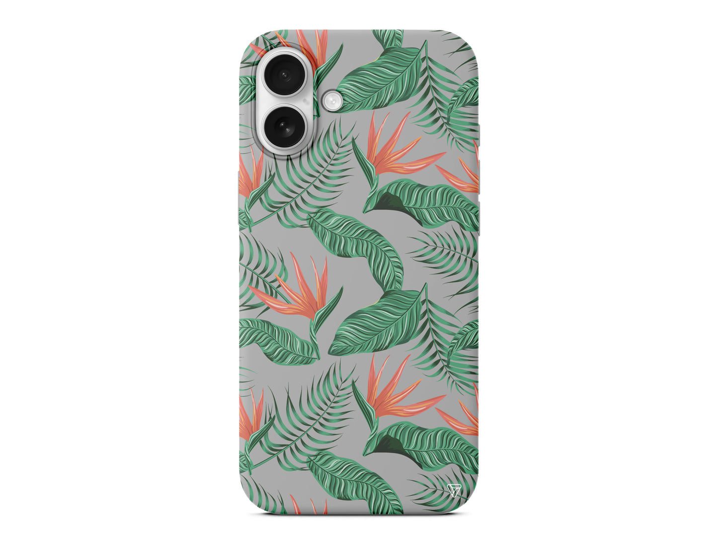 Palmiye Yapraklari 4 Lansman Model İçi Kadife Silikon Telefon Kılıfı