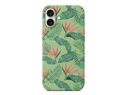 Palmiye Yapraklari 4 Lansman Model İçi Kadife Silikon Telefon Kılıfı – Plus Serisine Özel