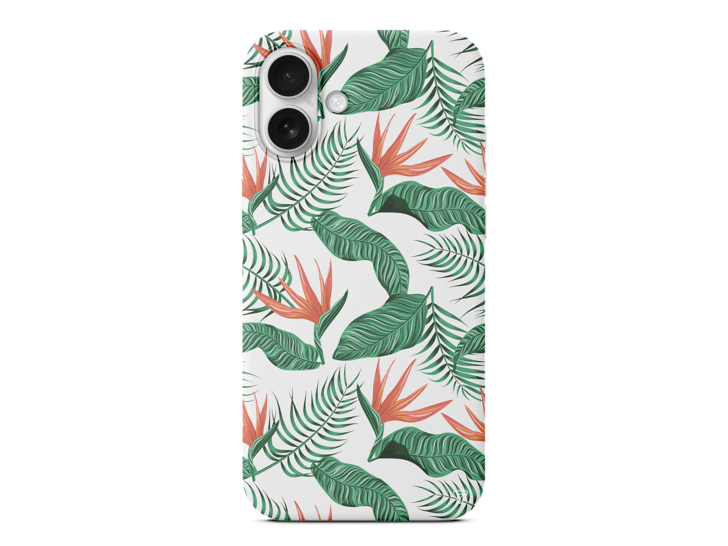 Palmiye Yapraklari 4 Lansman Model İçi Kadife Silikon Telefon Kılıfı