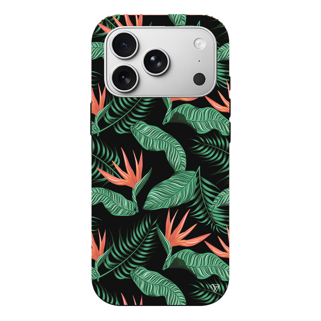 Palmiye Yapraklari 4 Lansman Model İçi Kadife Silikon Telefon Kılıfı