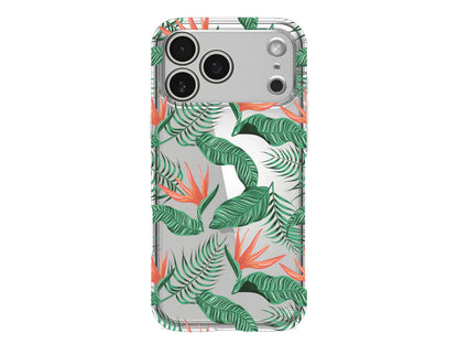 Palmiye Yapraklari 4 Lansman Model İçi Kadife Silikon Telefon Kılıfı