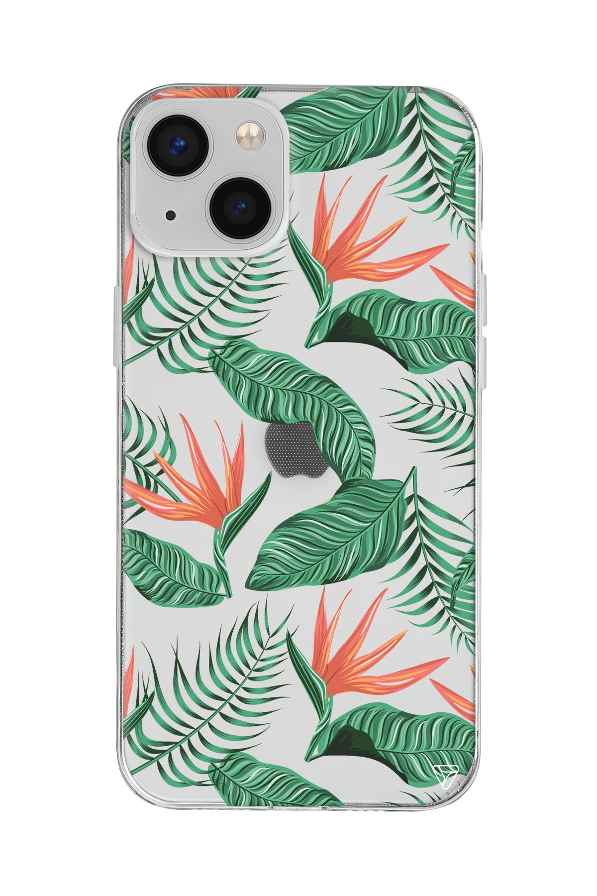 Palmiye Yapraklari 4 Lansman Model İçi Kadife Silikon Telefon Kılıfı