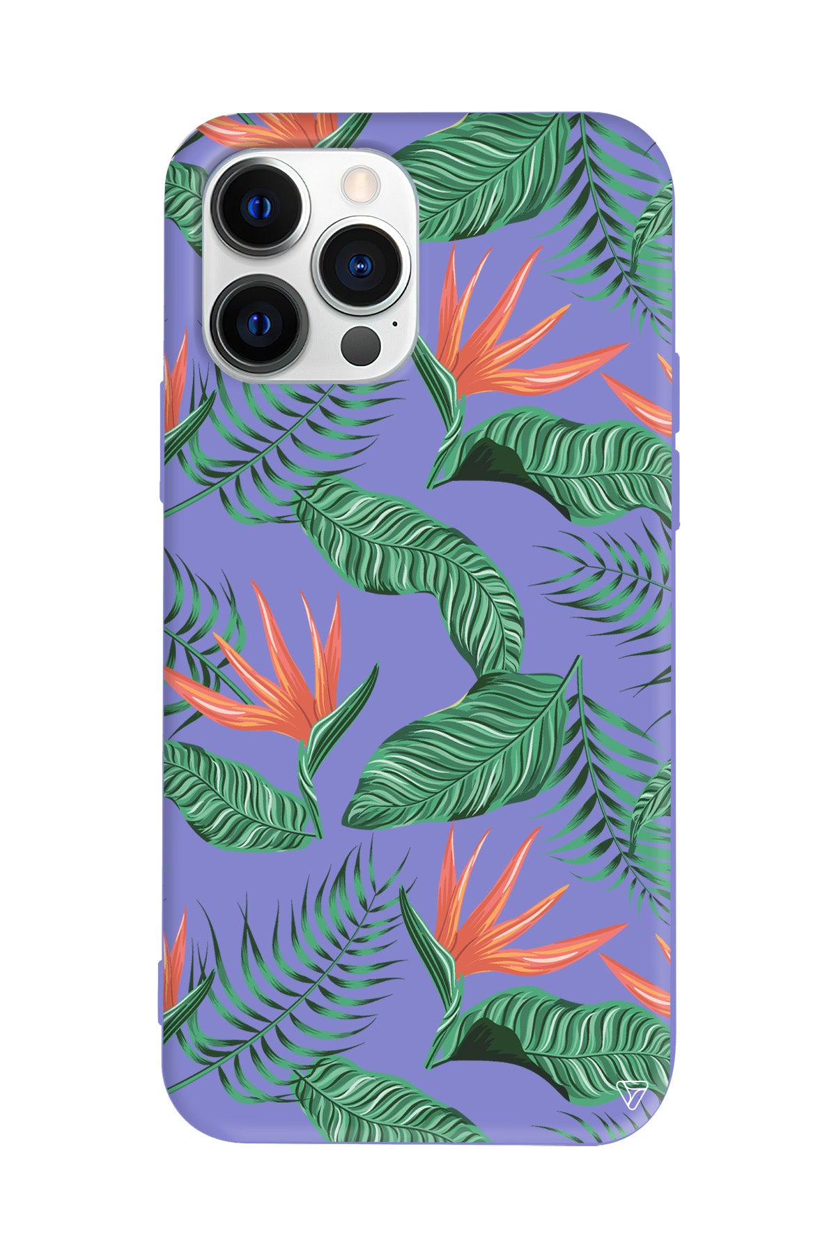 Palmiye Yapraklari 4 Lansman Model İçi Kadife Silikon Telefon Kılıfı